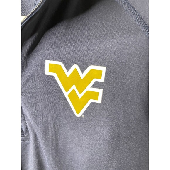 West Virginia WV- Colosseum Hoodie 1/4 Zip Pullover Long Sleeve Shirt Mens - Picture 3 of 11